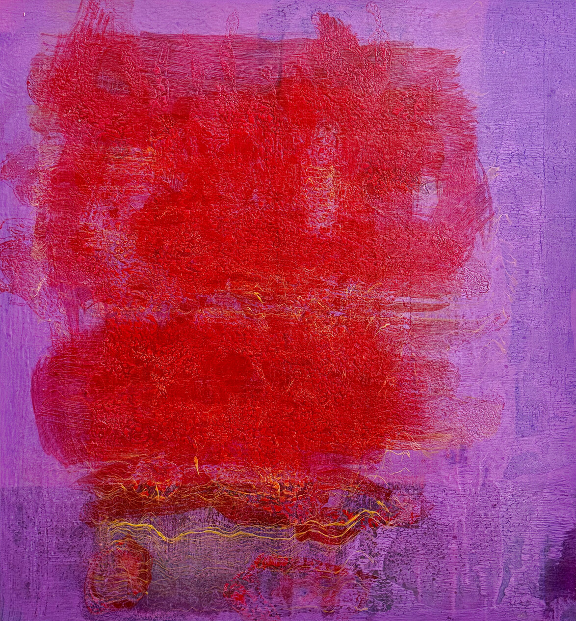 Alexander McQueens Perfect Little Red Dress 2010 Framed Mixed Media on