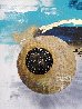 Sphere of Celestial Dreams 2023 24x47 Huge Painting Original Painting by Ivana Urso - 3