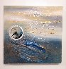 Moon Phase I 2019 16x16 Original Painting by Ivana Urso - 1