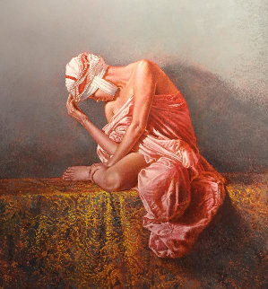 Sheherezad 40x45 Super Huge Original Painting - Angelo Vadala Sheherezad 40x45 Super Huge Original Painting - Angelo Vadala