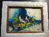 Untitled Landscape 7x9 - France Original Painting by Paul Valere - 1