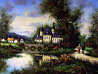 Chateau De Croissy 39x49 - Huge Original Painting by Paul Valere - 2