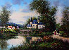 Chateau De Croissy 39x49 - Huge Original Painting by Paul Valere - 0