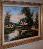 Chateau De Croissy 39x49 - Huge Original Painting by Paul Valere - 1