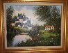 Chateau De Mallarant 1987 30x40 - France Original Painting by Paul Valere - 2