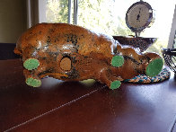 Hippopotamus  Ceramic  Sculpture 14 in Sculpture by Loet Vanderveen - 3