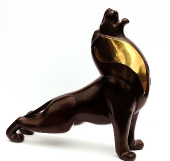 Roaring Lion Bronze 23 in Sculpture - Loet Vanderveen Roaring Lion Bronze 23 in Sculpture - Loet Vanderveen