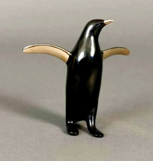 Classic Penguin Bronze Sculpture 6 in Sculpture - Loet Vanderveen Classic Penguin Bronze Sculpture 6 in Sculpture - Loet Vanderveen