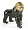 Gorilla Bronze Sculpture 5 in  Sculpture by Loet Vanderveen - 0