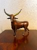 Bull Bronze Sculpture 8 in - Texas Sculpture by Loet Vanderveen - 1