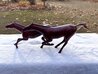 Running Horses Bronze Sculpture 15 in Sculpture by Loet Vanderveen - 2