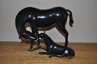 Horse And Foal Bronze Sculpture 10 in Sculpture by Loet Vanderveen - 1 Horse And Foal Bronze Sculpture 10 in Sculpture by Loet Vanderveen - 1