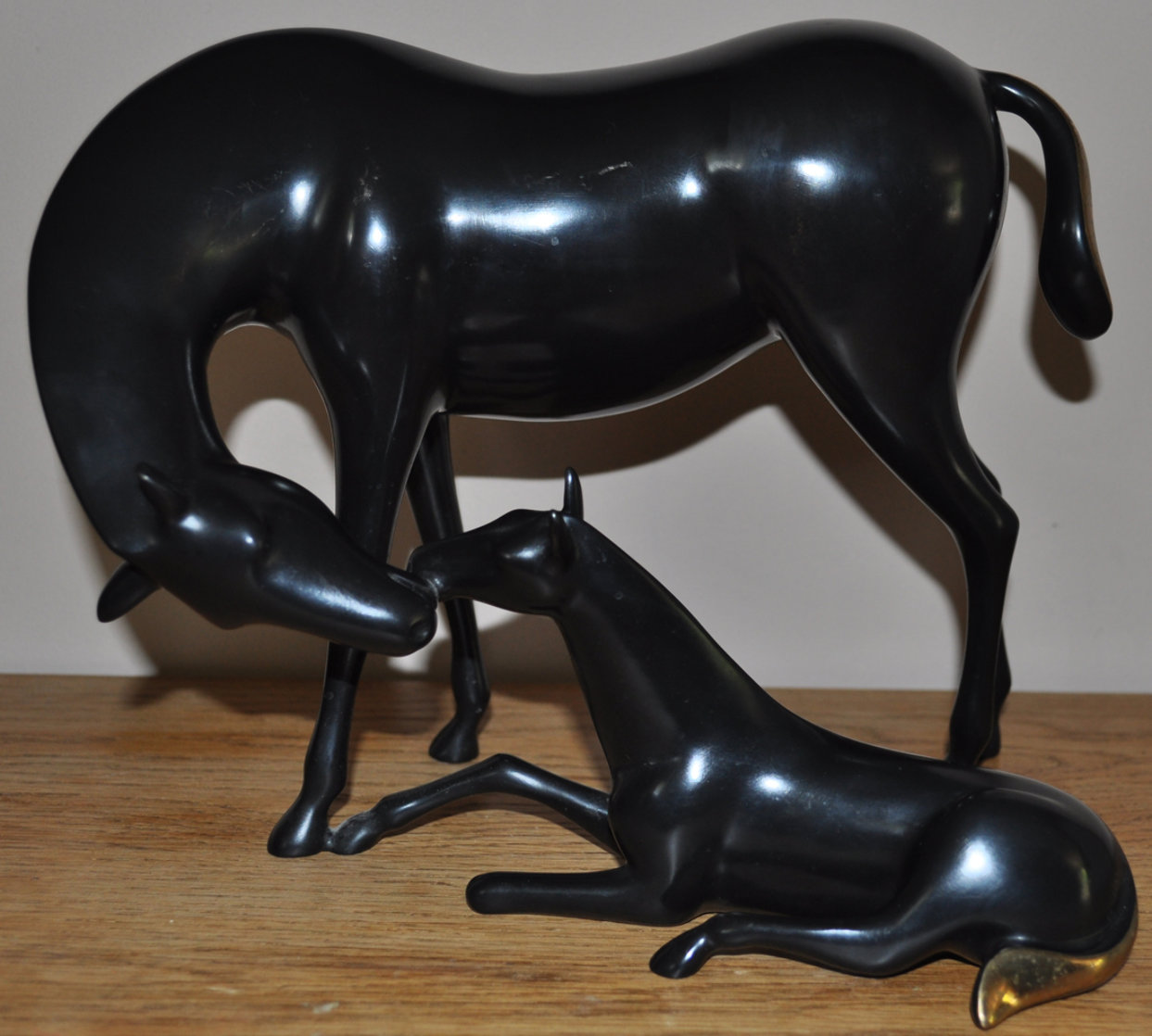 Horse And Foal Bronze Sculpture 10 in Sculpture by Loet Vanderveen Horse And Foal Bronze Sculpture 10 in Sculpture by Loet Vanderveen