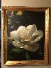 Magnolia At Midnight 57x46 Original Painting by Vangelis Andriotakis - 2