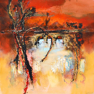 Evening Mood 2018 Original Painting - Hans Van Horck Evening Mood 2018 Original Painting - Hans Van Horck
