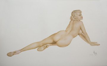 Big Blonde Limited Edition Print - Alberto Vargas Big Blonde Limited Edition Print - Alberto Vargas