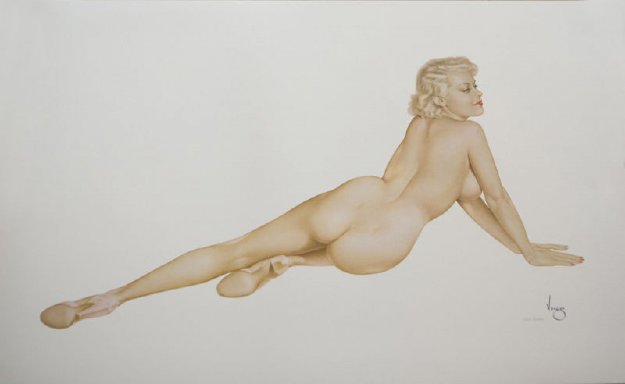 Big Blonde Limited Edition Print by Alberto Vargas Big Blonde Limited Edition Print by Alberto Vargas