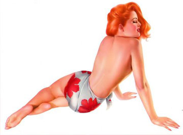 South Pacific 1989 Limited Edition Print - Alberto Vargas South Pacific 1989 Limited Edition Print - Alberto Vargas