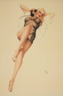 First Love 1986 HS Limited Edition Print - Alberto Vargas First Love 1986 HS Limited Edition Print - Alberto Vargas