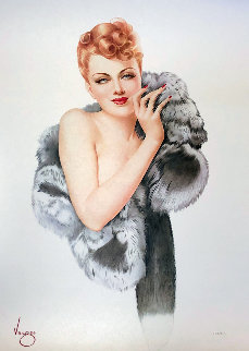 Beauty 1993 Limited Edition Print - Alberto Vargas Beauty 1993 Limited Edition Print - Alberto Vargas