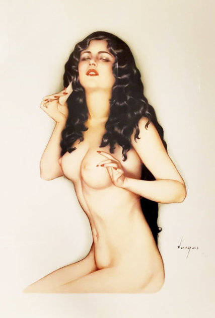 Broadway Showgirl 1986  - Huge Limited Edition Print by Alberto Vargas