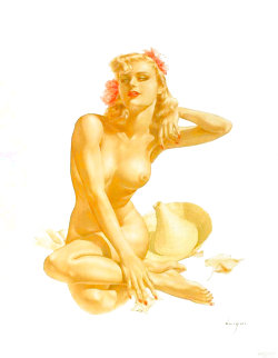 Sea Shells Legacy Nude #12 1988 Limited Edition Print - Alberto Vargas Sea Shells Legacy Nude #12 1988 Limited Edition Print - Alberto Vargas