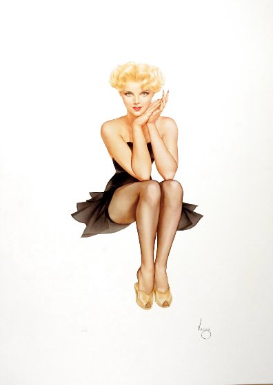 Cover Girl 1988 Lithograph 34x24 by Alberto Vargas - For Sale on
