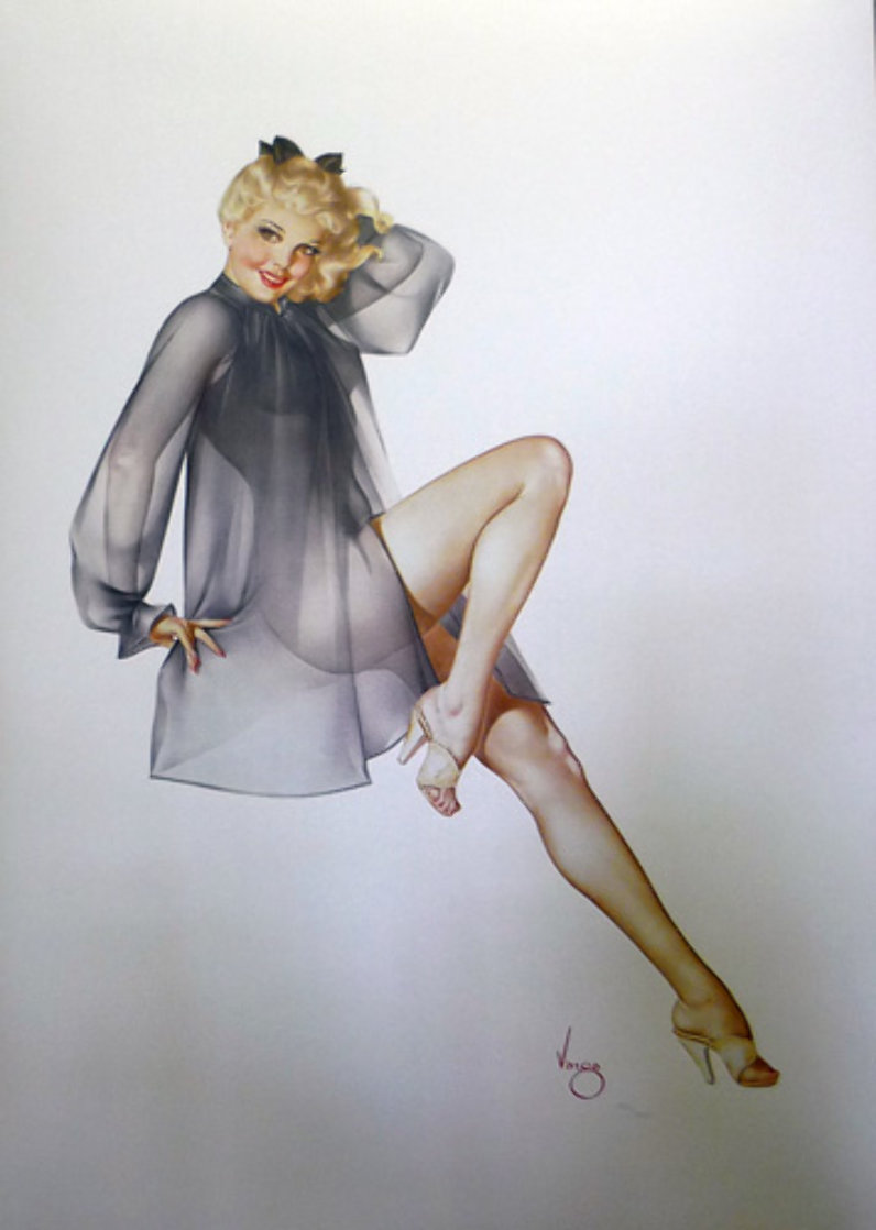 Sleepy Time Gal Deluxe Edition 1987 HS Limited Edition Print by Alberto Vargas Sleepy Time Gal Deluxe Edition 1987 HS Limited Edition Print by Alberto Vargas