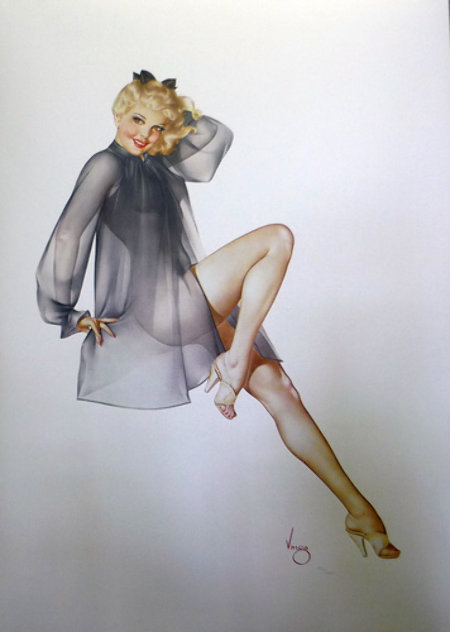 Sleepy Time Gal Deluxe Edition 1987 HS Limited Edition Print by Alberto Vargas