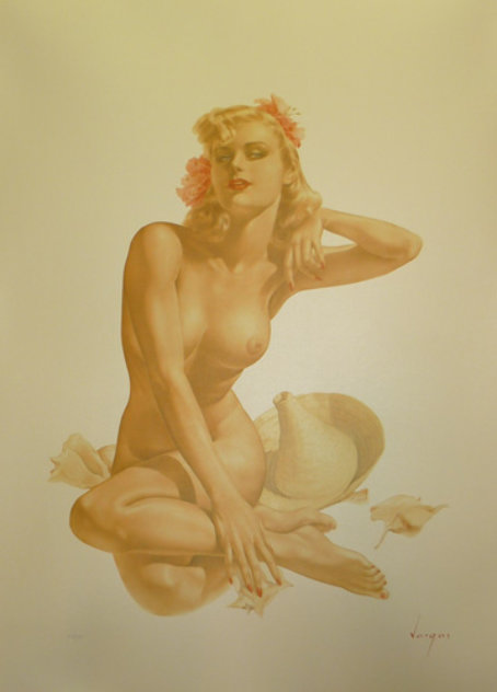 Sea Shells #12 Deluxe Edition 1988 HS Limited Edition Print by Alberto Vargas