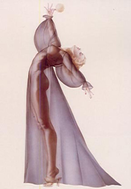 Sheer Elegance 1987 Limited Edition Print by Alberto Vargas