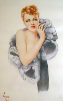 Beauty 1993 HS Limited Edition Print - Alberto Vargas Beauty 1993 HS Limited Edition Print - Alberto Vargas
