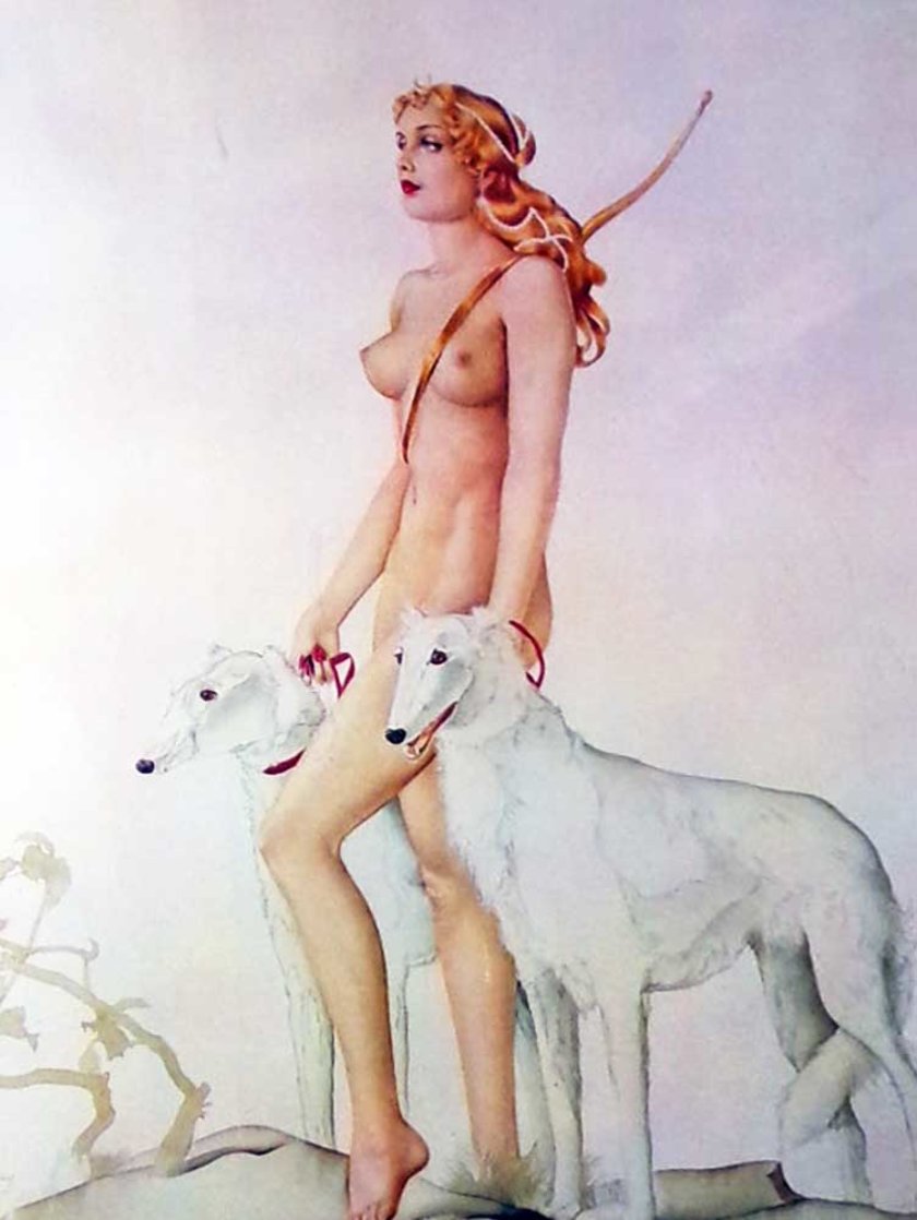 Diana 1980 HS Limited Edition Print by Alberto Vargas Diana 1980 HS Limited Edition Print by Alberto Vargas