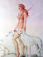 Diana 1980 HS Limited Edition Print by Alberto Vargas - 0 Diana 1980 HS Limited Edition Print by Alberto Vargas - 0