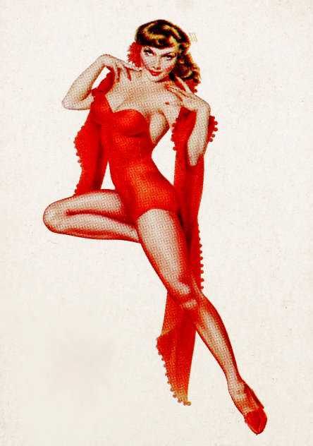 Red Queen 2002 - Huge Limited Edition Print by Alberto Vargas