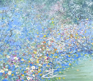 Inventive Inspiration 1989 14x16 Original Painting - Eda Varricchio Inventive Inspiration 1989 14x16 Original Painting - Eda Varricchio