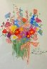 Untitled Floral Watercolor 1980 9x11 Watercolor by Eda Varricchio - 4