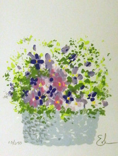 Violet Basket Limited Edition Print - Eda Varricchio Violet Basket Limited Edition Print - Eda Varricchio