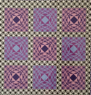 Jatek 1986 Limited Edition Print - Victor Vasarely Jatek 1986 Limited Edition Print - Victor Vasarely
