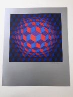 Cheyt Rond 1974 Limited Edition Print by Victor Vasarely - 2 Cheyt Rond 1974 Limited Edition Print by Victor Vasarely - 2