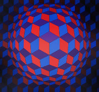 Cheyt Rond 1974 Limited Edition Print by Victor Vasarely - 0 Cheyt Rond 1974 Limited Edition Print by Victor Vasarely - 0