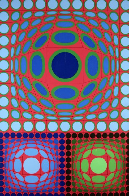 Tri-Vega 1983 Limited Edition Print by Victor Vasarely
