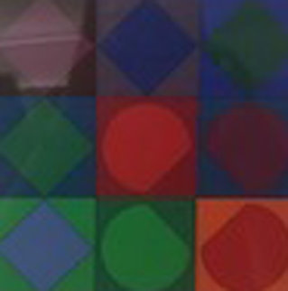 Squares Limited Edition Print - Victor Vasarely Squares Limited Edition Print - Victor Vasarely