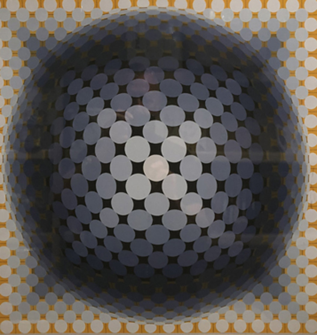 Circles 1973 Limited Edition Print by Victor Vasarely Circles 1973 Limited Edition Print by Victor Vasarely