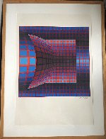 Optical Cube AP 1975 Limited Edition Print by Victor Vasarely - 1