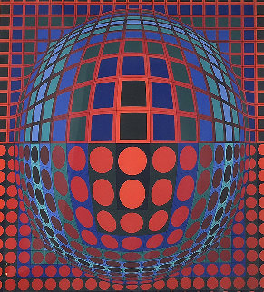 Untitled Serigraph Limited Edition Print - Victor Vasarely