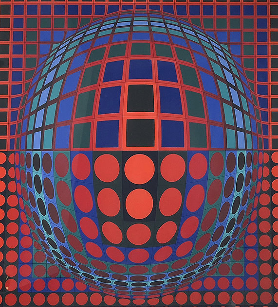 Untitled Serigraph Limited Edition Print by Victor Vasarely