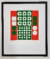 Yvaral (Red and Green) 1970 Limited Edition Print by Victor Vasarely - 3 Yvaral (Red and Green) 1970 Limited Edition Print by Victor Vasarely - 3
