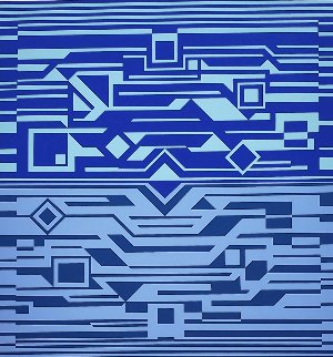 Antares 1970 Limited Edition Print - Victor Vasarely Antares 1970 Limited Edition Print - Victor Vasarely
