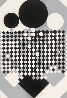 Antares 1970 Limited Edition Print - Victor Vasarely Antares 1970 Limited Edition Print - Victor Vasarely